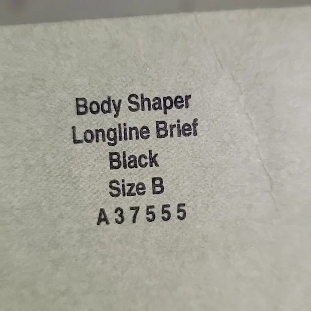 Legacy Legwear 3 Body Shaper Longline Brief Legwear Nude/Black/Ivory Size B NEW